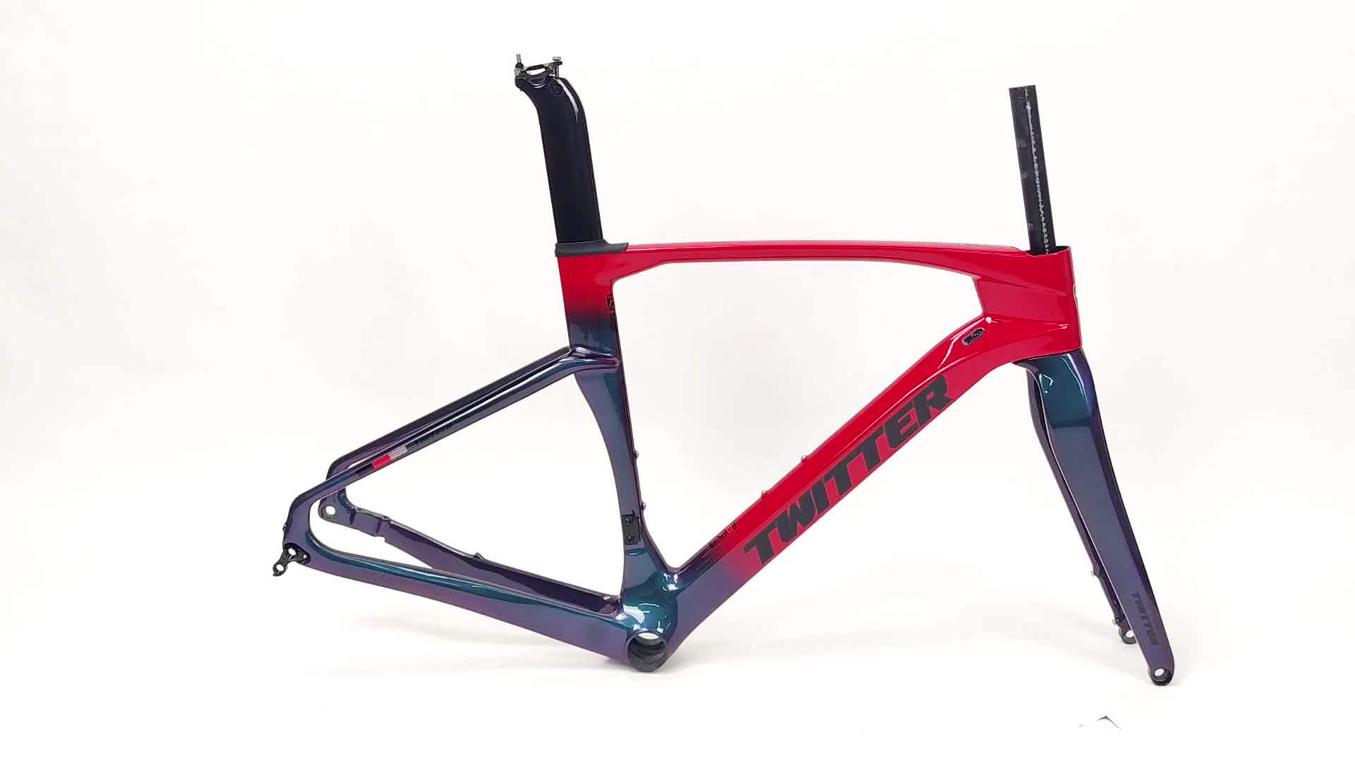 Oem Cycle Frame Gravel V2 51cm 54cm Cuadro De Carbono Road Bike Carbon
