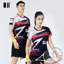 Single Double Spring Summer New Badminton Suit Mens And Womens Kit Short Sleeve Women Sportswear Quick Dry Suction Sweat-Breathable Blouse