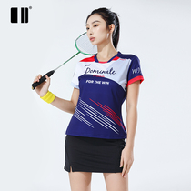 Single Double Number 2022 Spring Summer new badminton suit Mens and womens suit Short sleeves Womens sports clothes speed dry suction sweatshirt