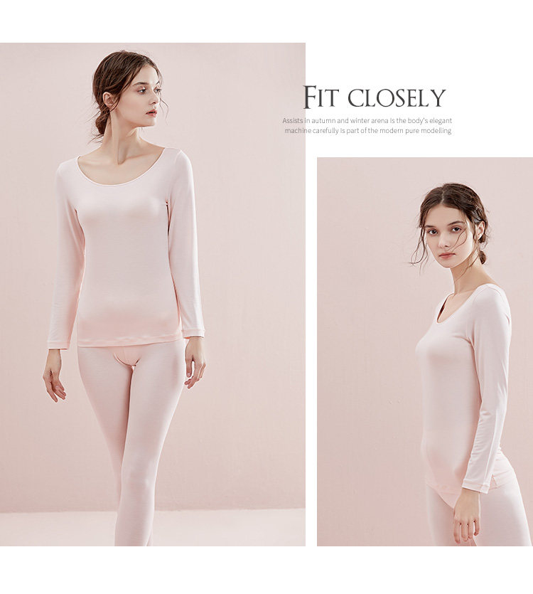 芬怡 19秋冬新款 莫代尔女式保暖内衣套装 天猫优惠券折后￥69包邮（￥189-120）2色可选