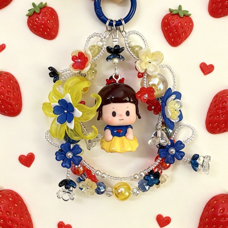 【Ready to Ship】Authentic Nobi No Princess Cute and Detailed Hand-Woven Flower Phone Chain Bag Strap Keychain Trendy Toy 【Ready to Ship】Authentic Nobi No Princess Cute and Detailed Hand-Woven Flower Phone Chain Bag Strap Keychain Trendy Toy
