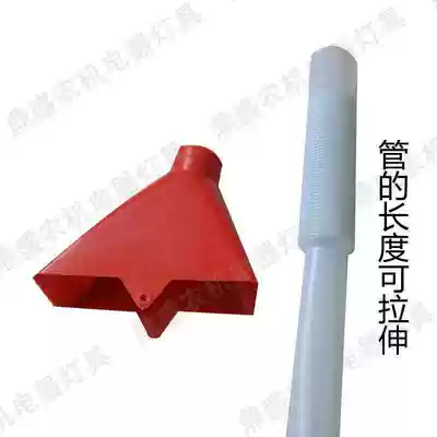 New product Lower fertilizer tube Seed tube seeder accessories Wheat corn peanut bean class Lower seed tube funnel connection