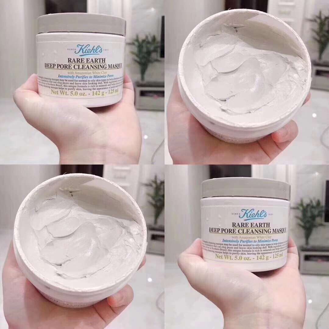 Chir's White Clay Mask Deep Clean Control Oil White Clay Black Head Shrink Pores 125ml142g