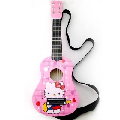 Hand guard children's guitar Kids students with six strings Baby girl Primary school student puzzle Folk music beginners 