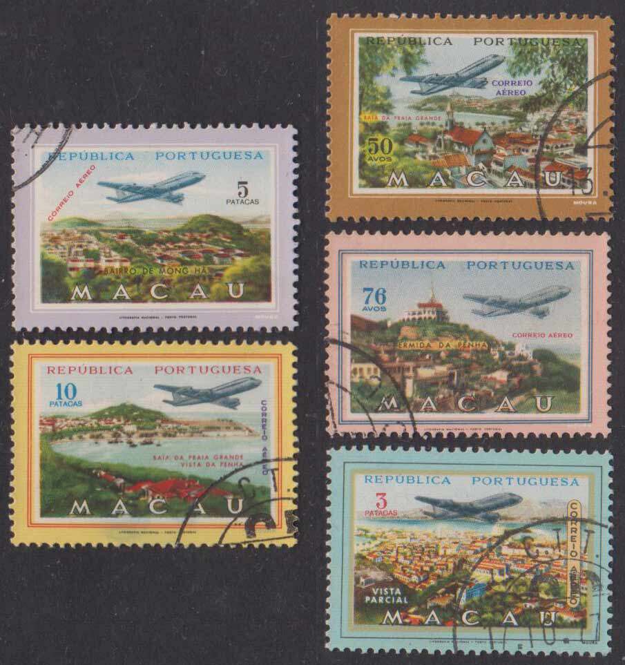 Macau Air stamps 3rd set 1960 A3 Macau Scenic Air Spin jacket tickets 1 set-Taobao