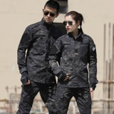 ACU, дорожный тактический камуфляжный комплект подходит для мужчин и женщин, демисезонный тонкий рабочий лонгслив