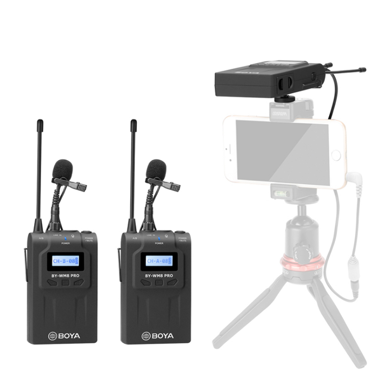 Boya BOYA BY -WM8PRO single-eye camera wireless recording lavalier microphone one for four microphones