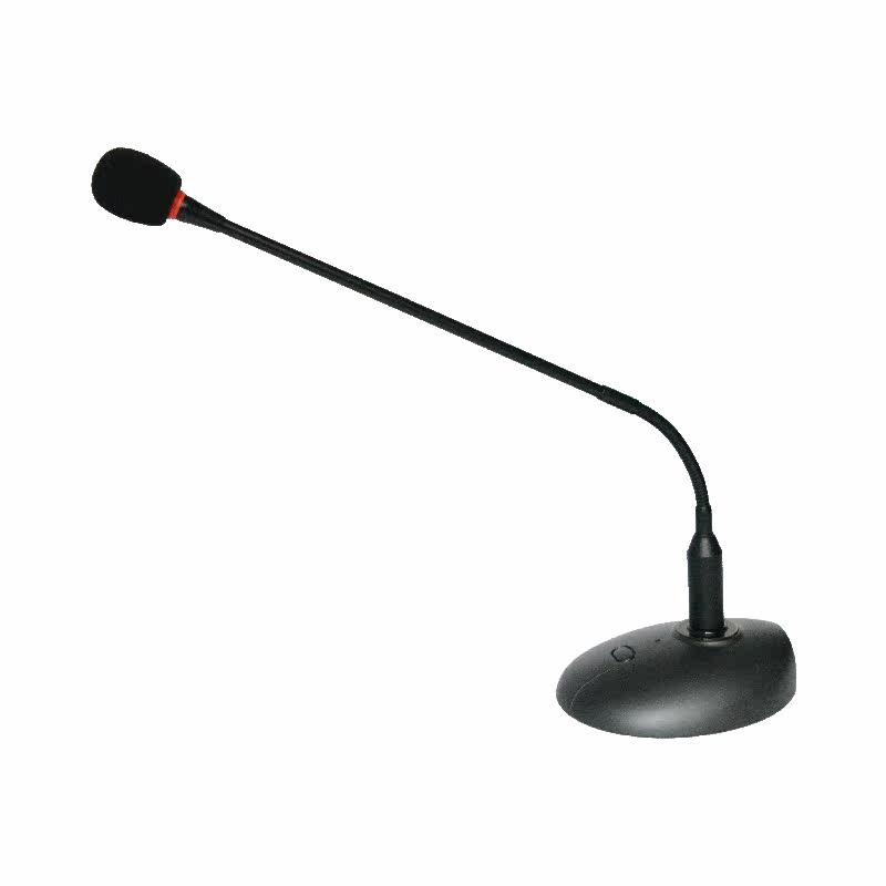 Gooseneck microphone Conference wired microphone with switch indicator light Sitting microphone Shop broadcast megaphone 8 meters line