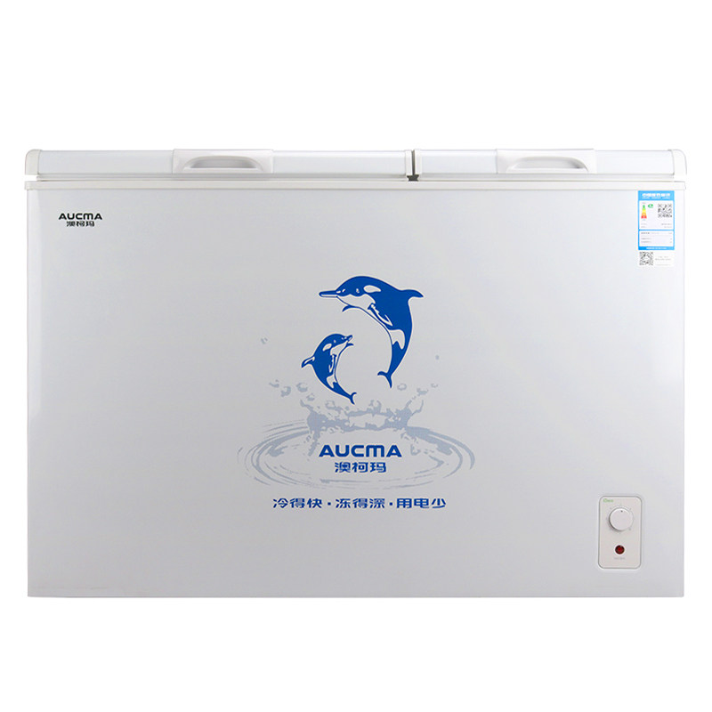 Aucma Academa BCD-257CHN double warm freezer household commercial small refrigeration freezer dual use