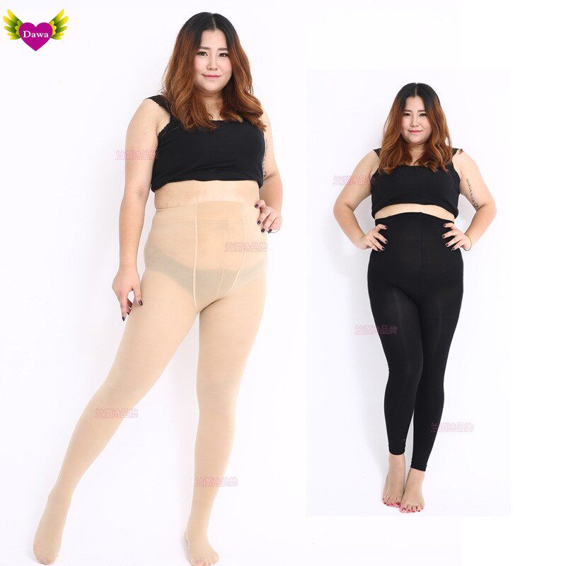 Elastic Seamless Pantyhose Big Plus Size Women Autumn Tights