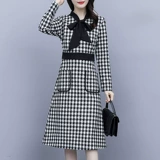 Шерстяное демисезонное платье, большой размер, по фигуре, подходит для подростков