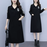 Демисезонная модная юбка, платье, большой размер, в западном стиле, популярно в интернете