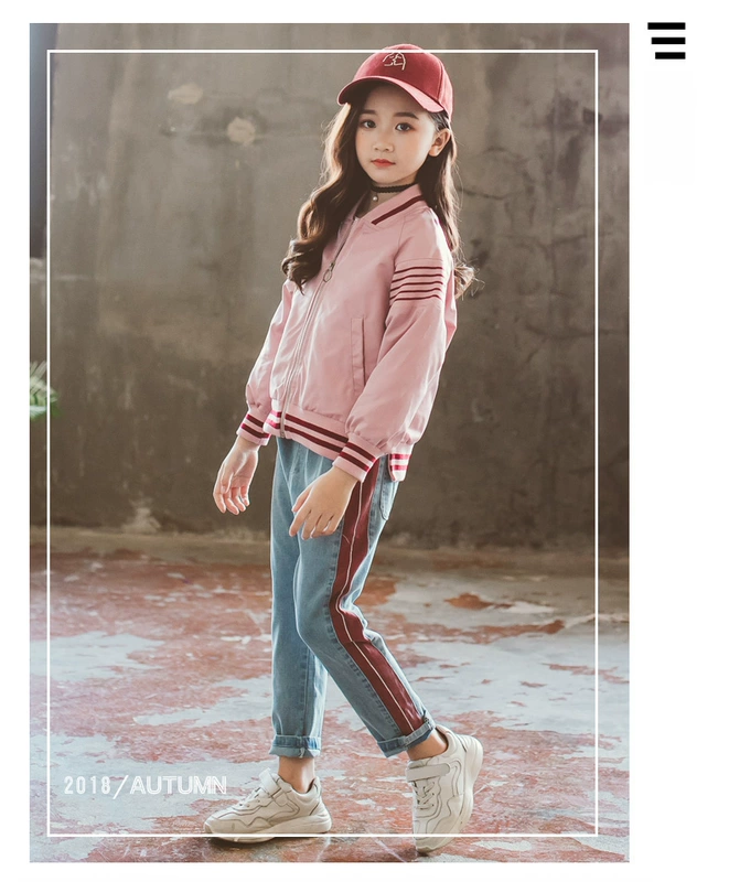 Quần áo trẻ em quần áo trẻ em mùa xuân 2020 Bộ đồ thời trang mới phiên bản Hàn Quốc của quần áo trẻ em nước ngoài thể thao hai mảnh dành cho trẻ em lớn - Phù hợp với trẻ em