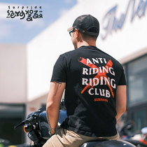 ANTI-Cycling Club T-shirt original trend cotton 3M reflective short sleeve motorcycle excellent driving