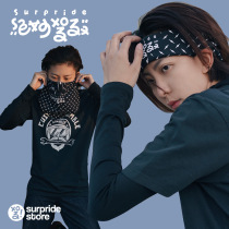 Steel plate pattern square scarf original life cotton turban face towel motorcycle Knight windproof dust proof and excellent driving