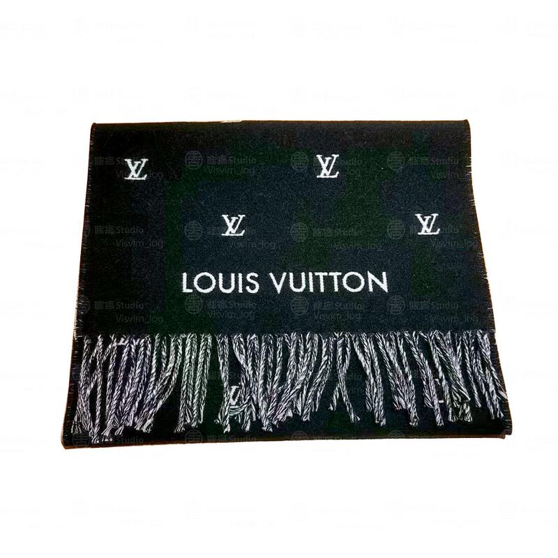 [Domestic Stock] Louis Vuitton Lv Monogram All-Over Logo Blason Wool Neck Warmer Scarf