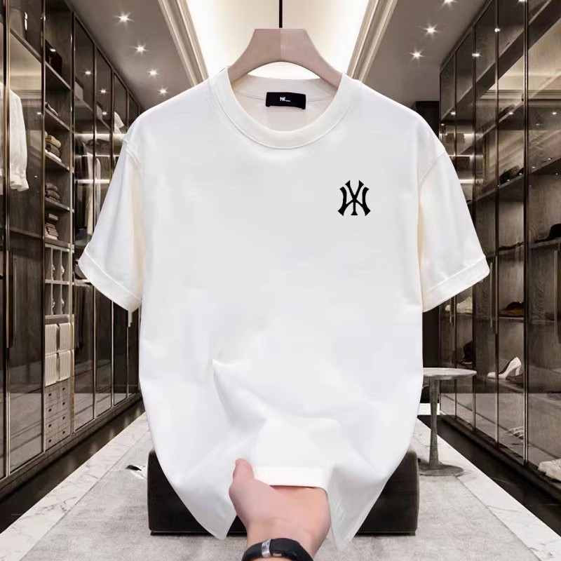Nasa Co-Branded 2026 New Heavyweight Pure Cotton Short-Sleeved T-Shirt for Men and Women, Summer Trendy Brand Loose Round Neck T-Shirt