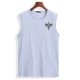 Áo thun không tay nam cotton vest thể thao đào tạo vest mồ hôi cộng với phân bón để tăng bóng rổ thể thao không tay - Áo vest cotton áo ghi lê nhiều túi