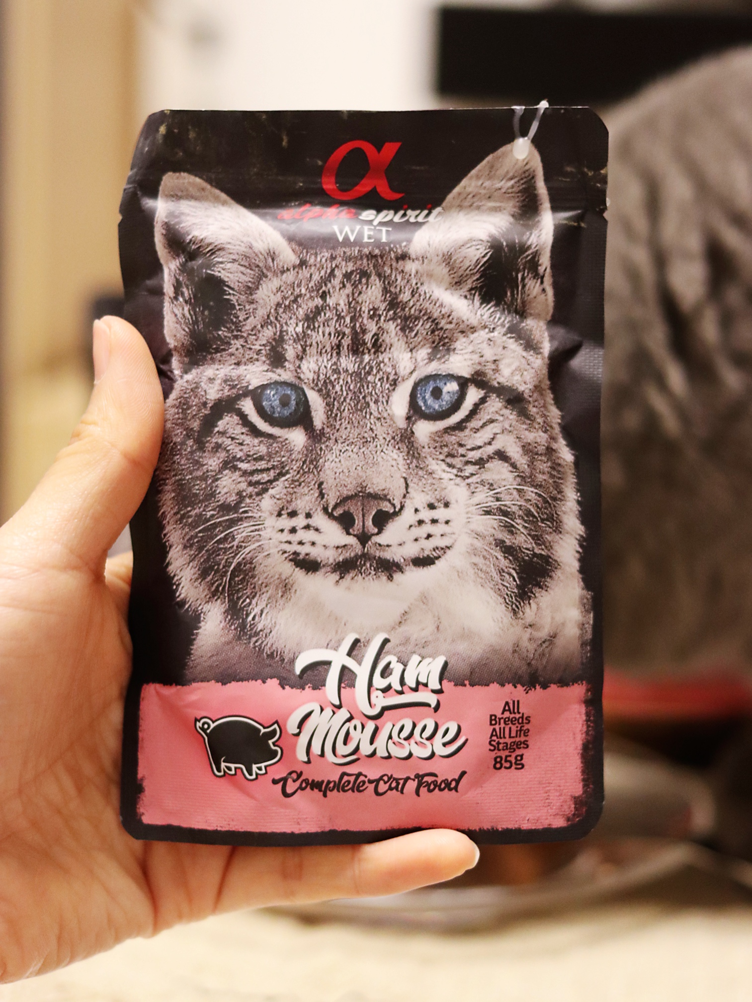 Spanish Alpha cat meal bag grain-free adult kitten staple food wet food cat canned pork turkey 85g