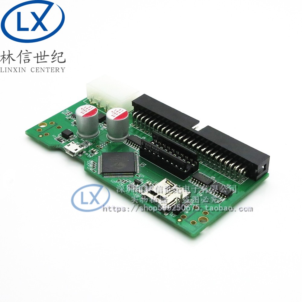 iteaduino SCSI2SD Analog SCSI-2 hard drive slot Micro sd memory card slot