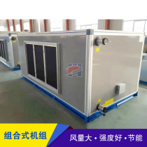 Central air conditioning terminal heating and cooling dual-use ceiling type fresh air unit Combined type fresh air unit Air processor
