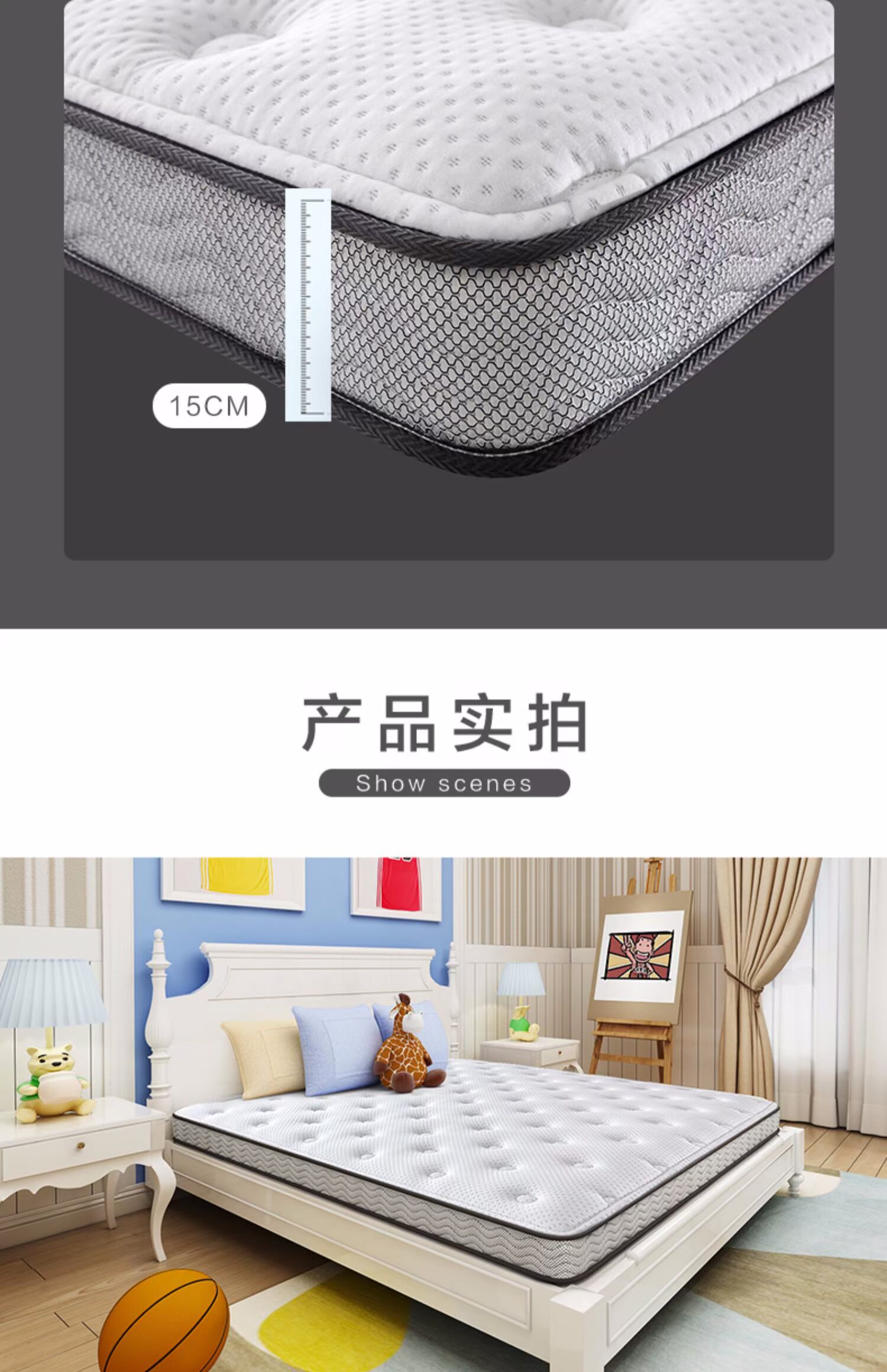 Xilinmen nệm chính thức cửa hàng thanh thiếu niên đích thực trẻ em sườn đay nệm đánh thức trẻ em - Nệm nệm nước cho người bệnh