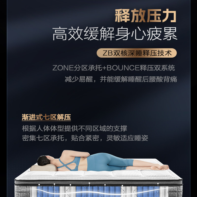 (Offline the same paragraph) Hei Linen Net Sleeping 26 Series Home Soft and moderate latex Unique Bag Spring Mattresses-Taobao