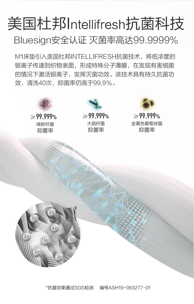 小神价 喜临门 M1 加厚乳胶弹簧床垫 厚26cm 图4