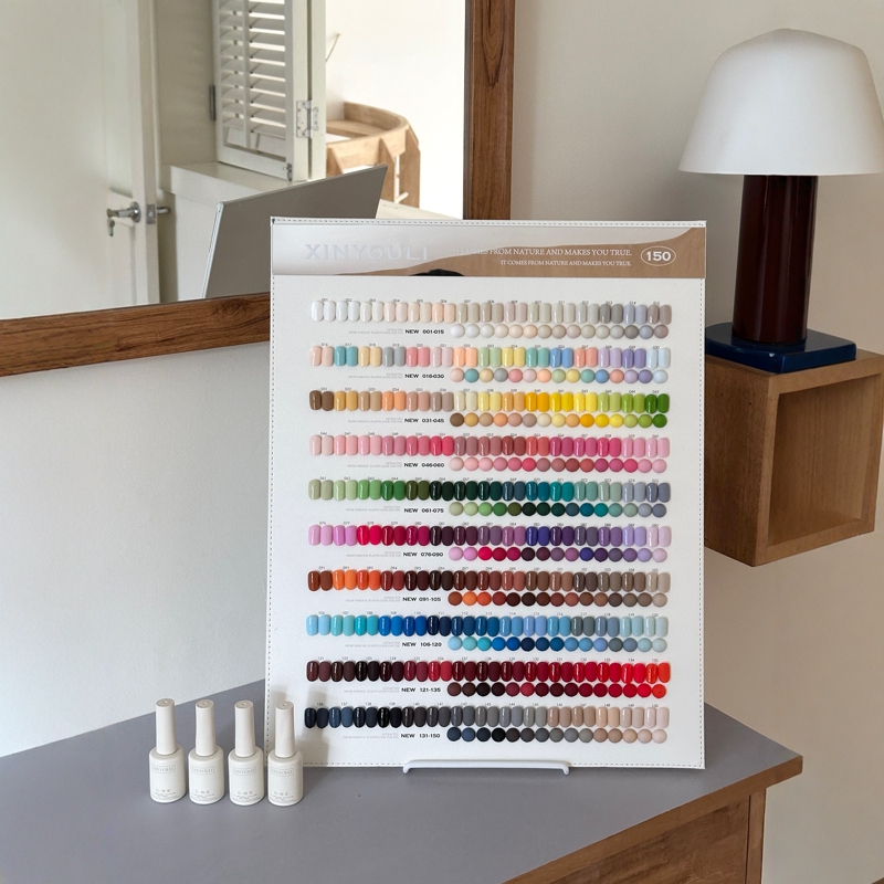 Yuyu Nail Gel 2026 New Model 150 Colors Spring Popular Style Brightening Nail Art Solid Color Bottle Nail Gel