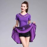 Летняя танцующая юбка, средняя посадка