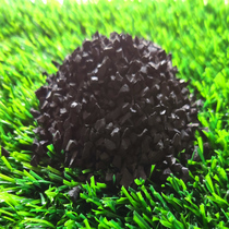 Plastic runway particles black lawn filling particles artificial turf green particles black tire particles