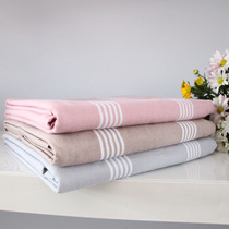  Traditional old homespun bed sheet cotton old homespun bed sheet national yarn-dyed process can be laid both front and back