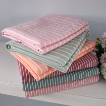  Tail goods clearance old rough cloth sheets single-piece cotton thickened pure cotton winter sleeping single striped three-piece quilt