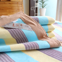  High-quality cotton old rough cloth sheets three-piece thickened Shandong cloth mat soft air-conditioning mat foldable summer 1 8m
