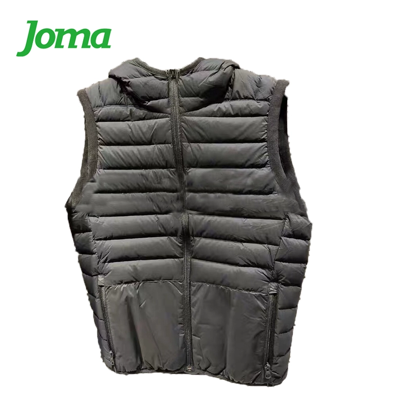 Joma xuống áo khoác nam nhẹ màu trắng ấm vịt xuống áo vest Slim áo thể thao cotton ấm áp - Thể thao xuống áo khoác