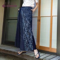 Hua Mengli (counter) non-heritage blue print culottes wide-legged trousers live on the left 1993099259-190