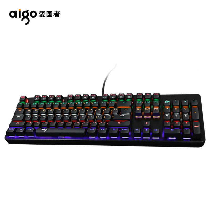 Aigo/爱国者发光机械键盘