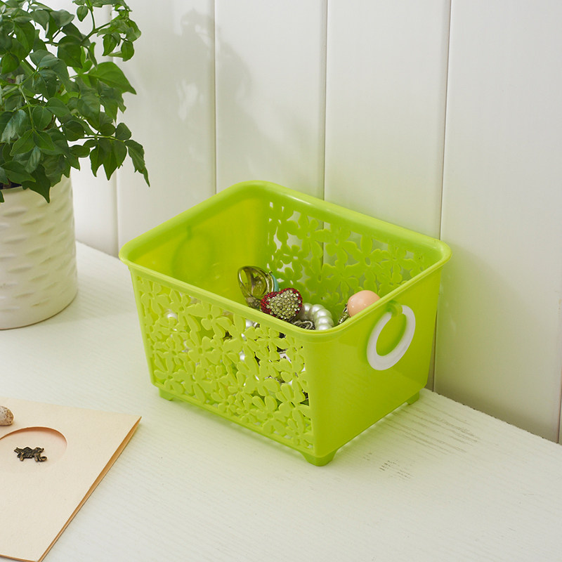 Ring kitchen steel ball mini desktop storage basket box finishing storage box rack