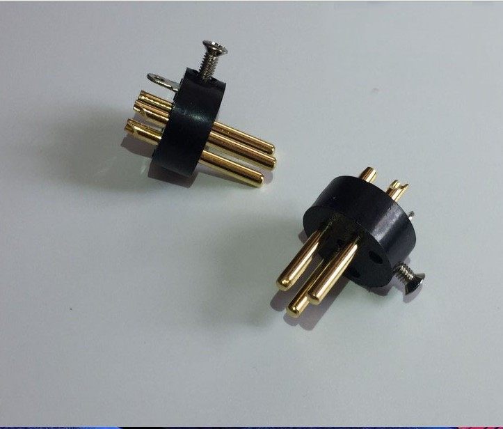 Microphone Card tap Three-pin male Cannon head accessories KTV Microphone Joint three-core accessories Carnon gold plated 3 pins