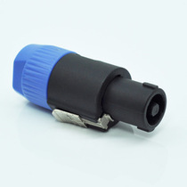 Stage speaker connector-Professional speaker Carnon plug performance speaker card head four-core Lennon head sound plug