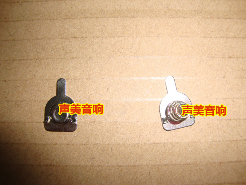 Wireless microphone accessories battery sheet DC-45 microphone battery spring flush press sheet