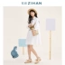 Màu tím Han Womens 2019 đầu thu mới Mới vừa dài Màu rắn Váy lỏng Váy nhỏ ve áo - Sản phẩm HOT Sản phẩm HOT