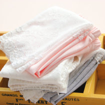 Girl Pure Cotton Elastic Lace Seven-part Pants Summer Slim Fit 5 Children 50% Baby 7 out of 5 Wearing Bottom Pants