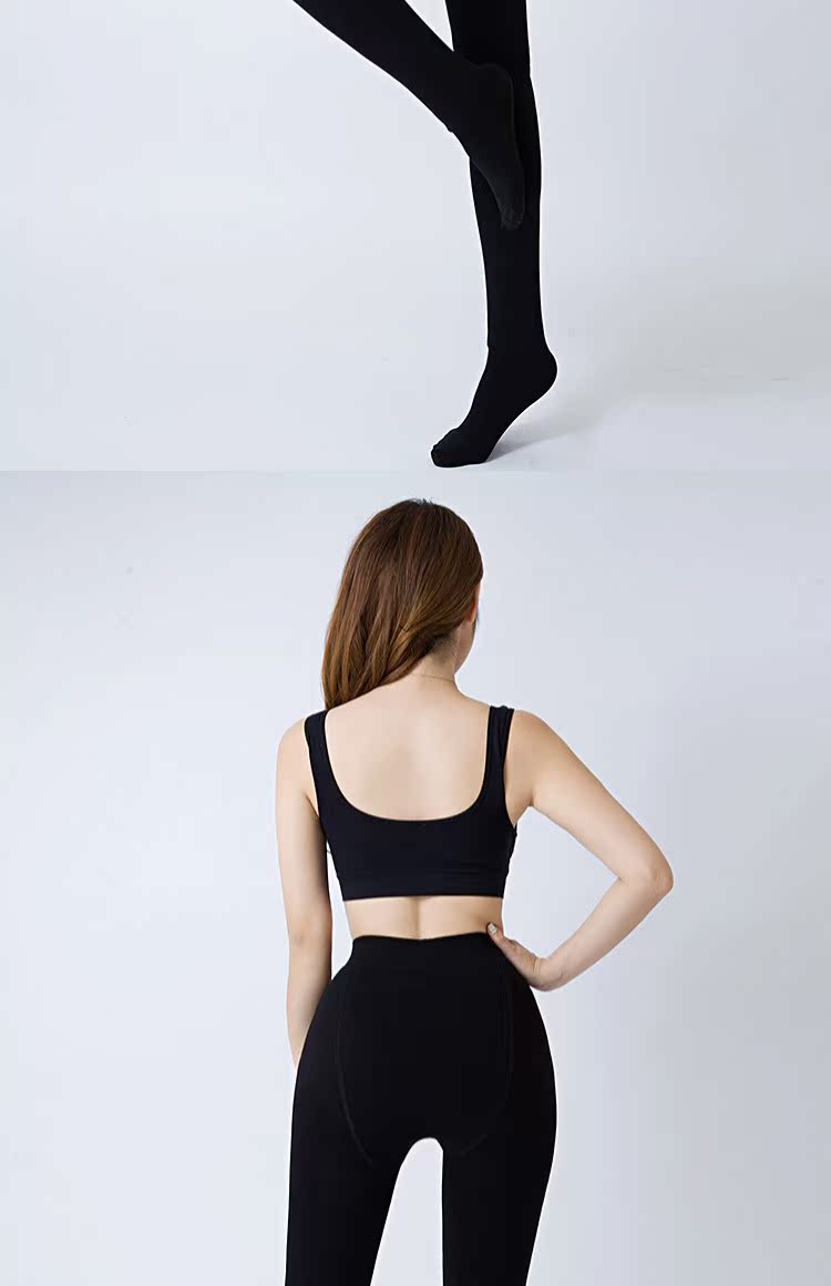 Mùa xuân và mùa thu dày lên cộng với nhung XL chất béo quần lửng chân nhung mỏng thậm chí quần chân thậm chí vớ vớ xà cạp tất cổ ngắn