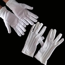 2021 new 1 pair white cotton formal gloves work for catering
