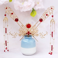 Ханьфу, аксессуар для волос, китайская шпилька для невесты с кисточками, полный комплект