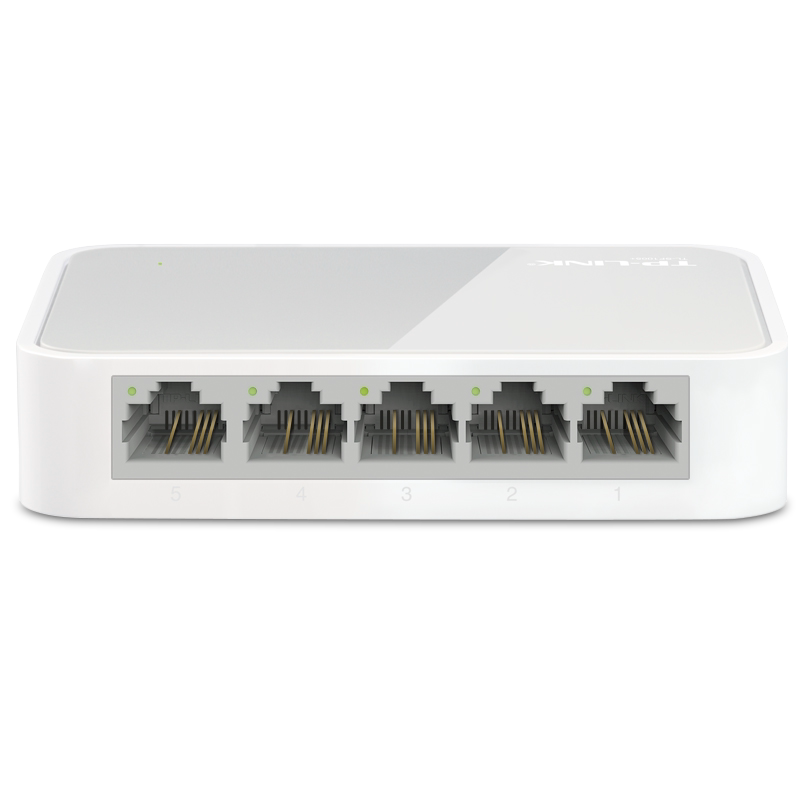 TP-LINK5-port 100M network switch desktop plastic case 100M hub home office splitter