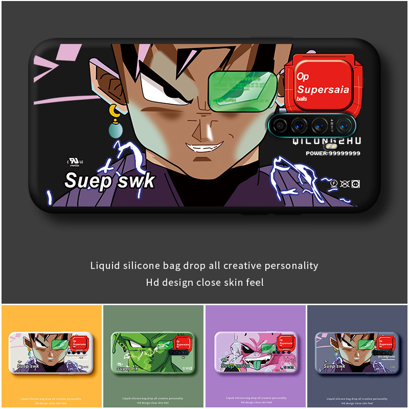 OPPO Reno Ace mobile phone case Japan and South Korea ten times zoom version of the tide brand cartoon lightning animation all-inclusive camera net red men and women creative anti-fall fashion ins wind liquid silicone protective soft cover