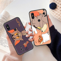Suitable for Xiaomi cc9pro mobile phone case 2 full ceramic premium frosted 2s silicone max2 all-inclusive anti-drop max3 protection mix2 soft set mix3 couple men and women classic cartoon cat and
