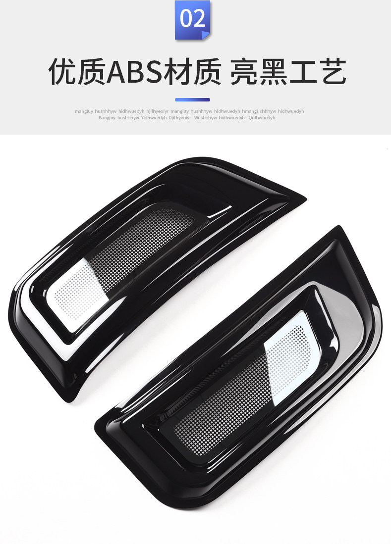 Suitable for 20-24 Land Rover New Defender Fender Air Inlet Insect Mesh Anti-blocking Cover Modification Accessories